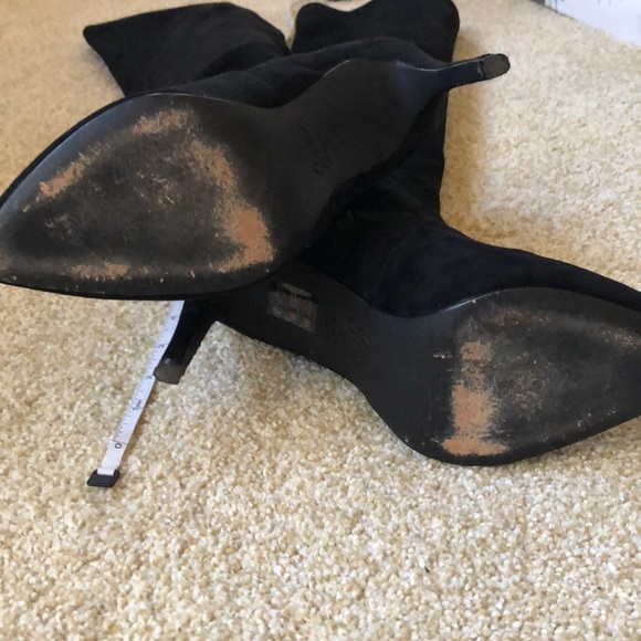 Joie over the knee boots black 9.5 suede - Picture 5 of 6